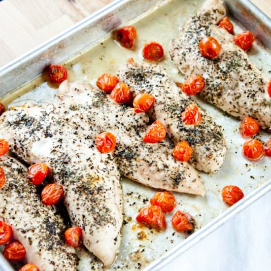 Roasted Lemon Pepper Turkey Breast