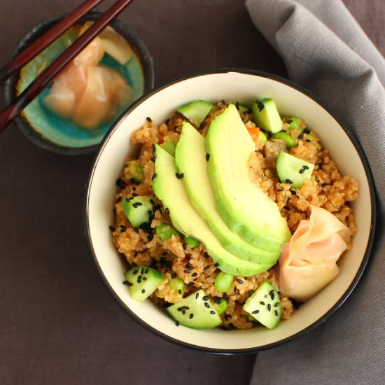 Sushi Style Quinoa Fried Rice