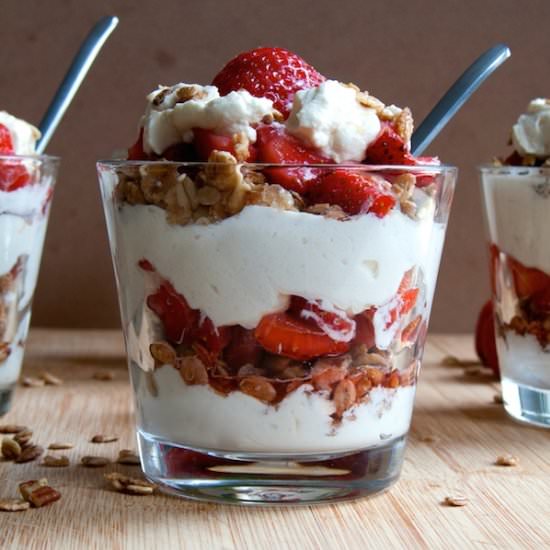 Strawberry Granola Parfait