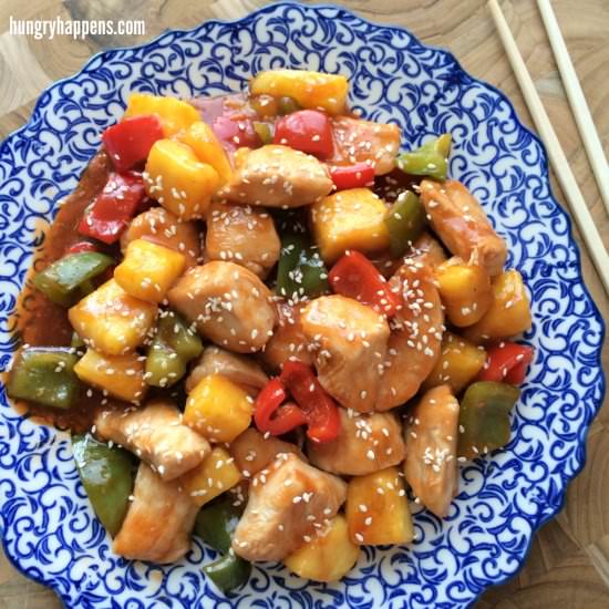 Takeout sweet and sour chicken