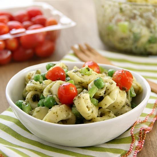 Pesto Tortellini Salad