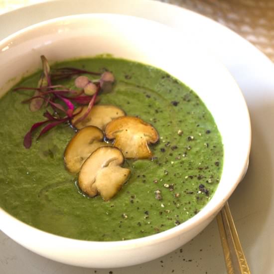 Spinach and Leek Soup