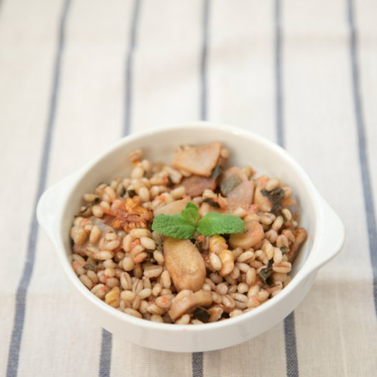 Pearl barley salad