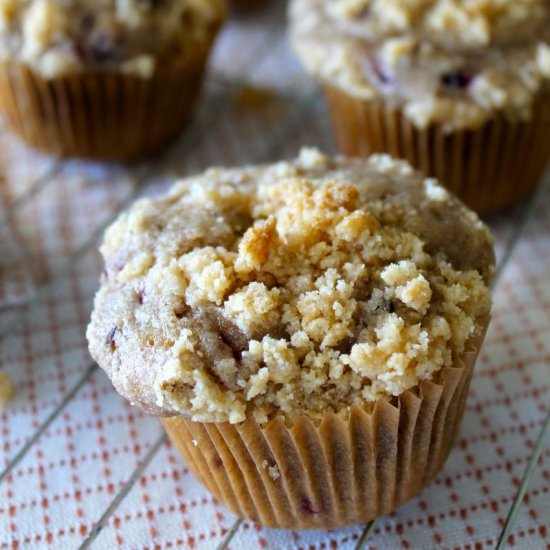 Lemon Blackberry Thyme Muffins