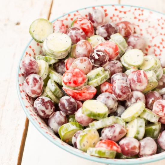 Cucumber Poppy Seed Salad