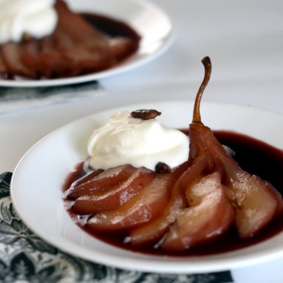 Poached Pears