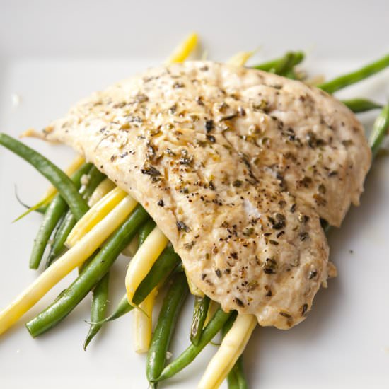 Lemon Sage Chicken Paillard