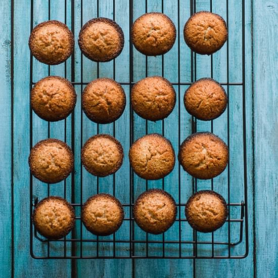 Lemon cranberry financiers