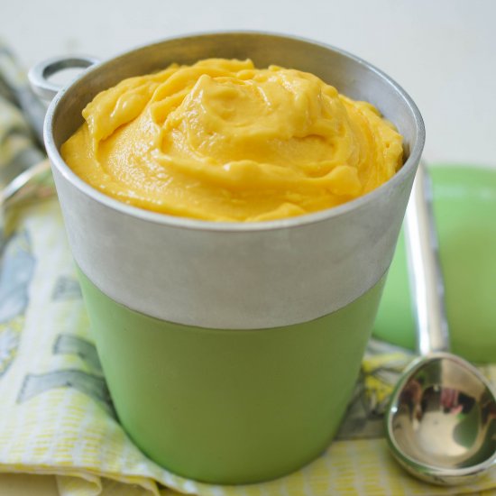 Mango Ginger Sorbet