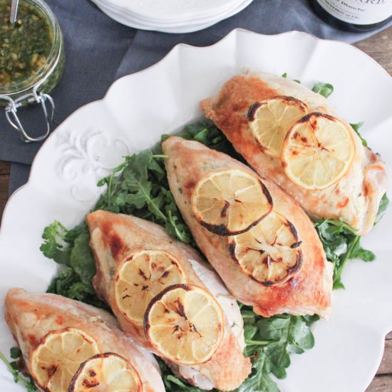 Goat Cheese Stuffed Chicken Breasts