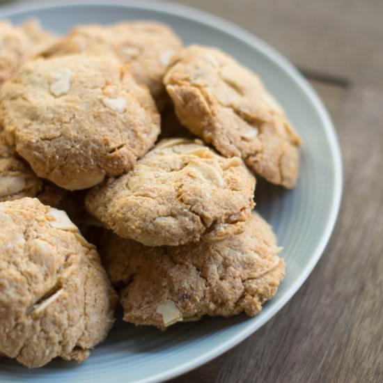 Coconut flour Paleo Anzac Biscuits