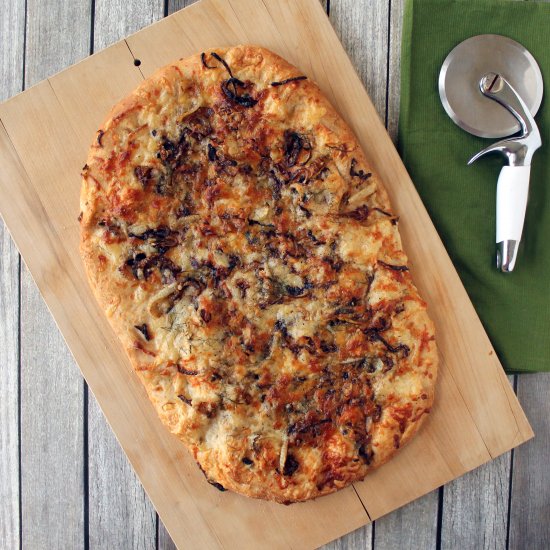 Fennel, Onion & Fontina Pizza