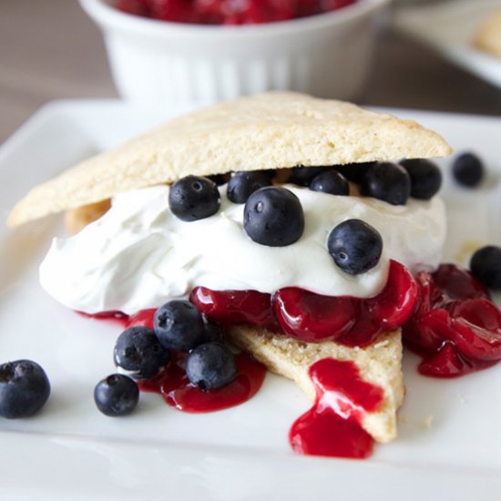 Cherry Blueberry Shortcakes