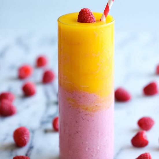 Raspberry Sunrise Smoothie