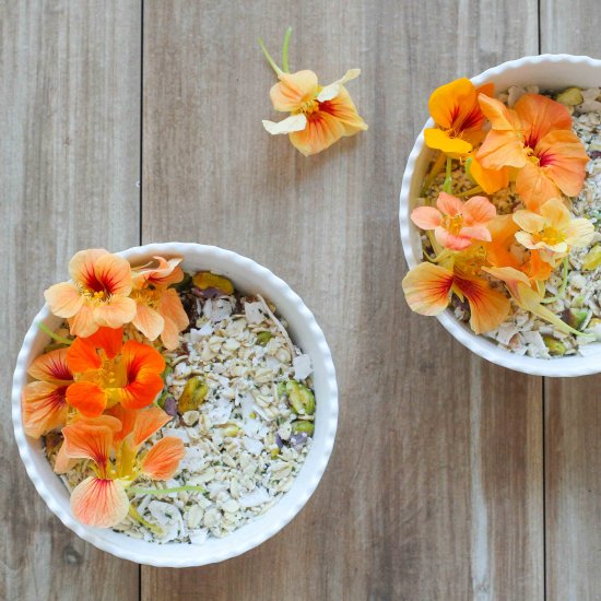 Muesli with Roasted Strawberries