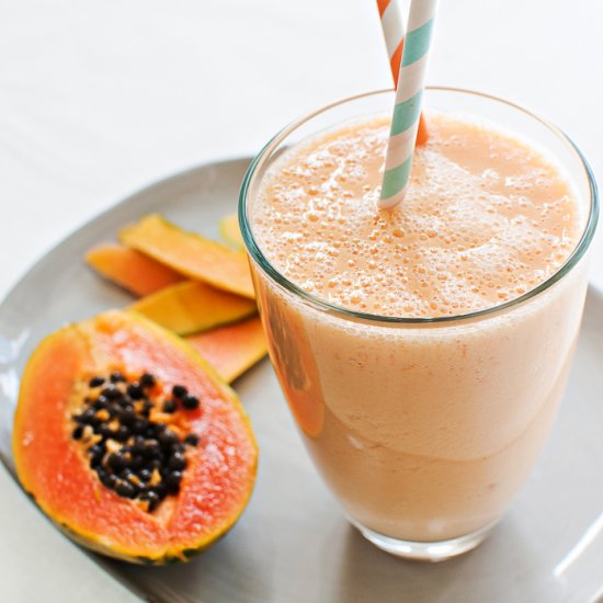 Papaya and Tofu Smoothie