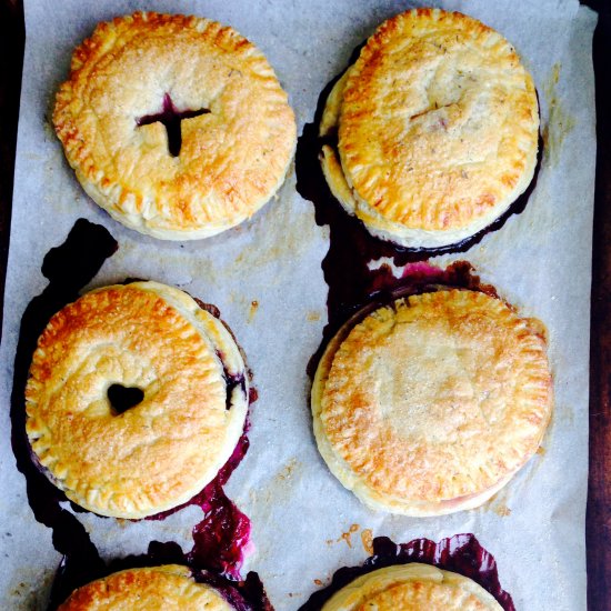 Blueberry Lavender Handpies