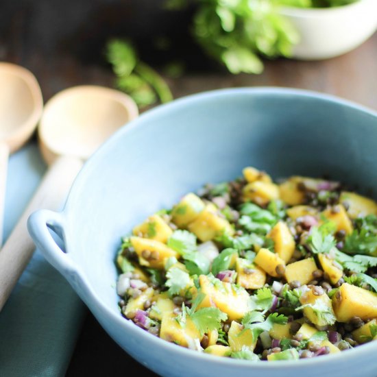 Mango Lentil Salad