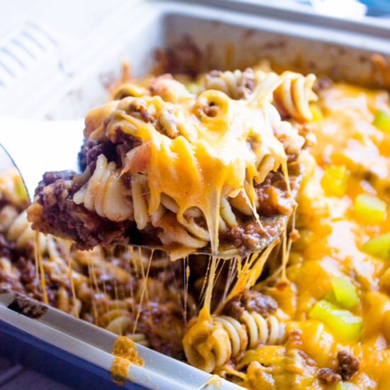 Cheeseburger Casserole