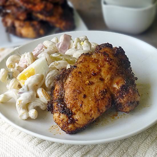 Honey Glazed Spicy Chicken Thighs