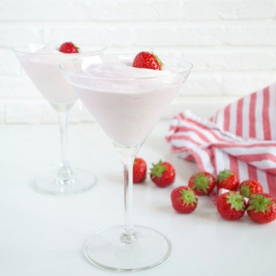 Frozen Strawberry Mousse