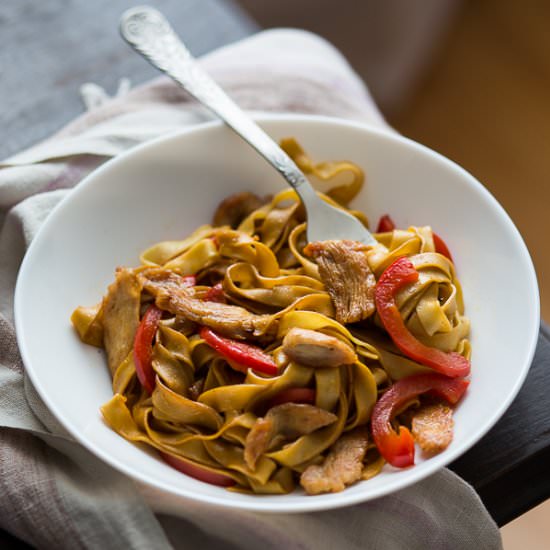 Oriental Pasta with Chicken