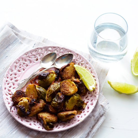 Masala Roasted Brussel Sprouts