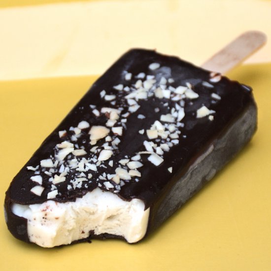 Coconut Ice Cream Crunch Bar