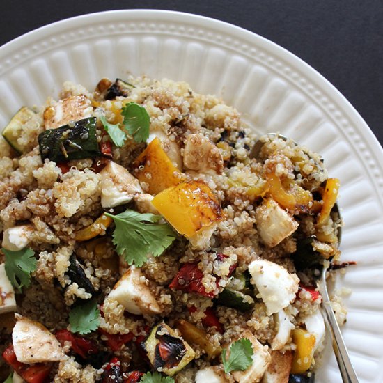 Quinoa with Grilled Vegetables