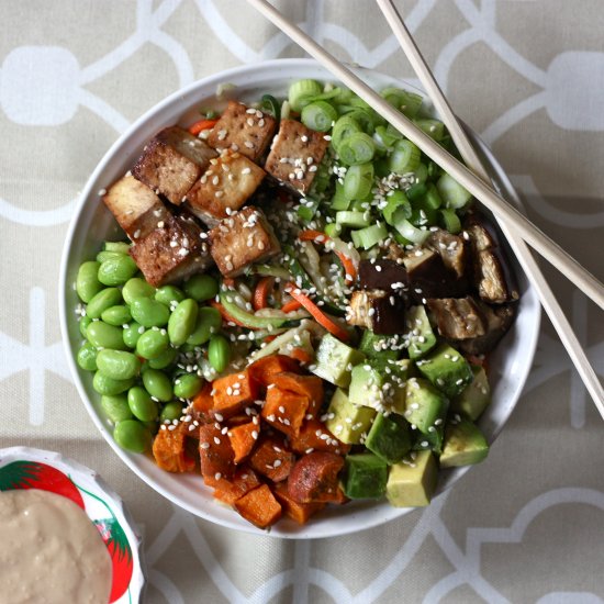 Asian Vegetable “Noodle” Bowl