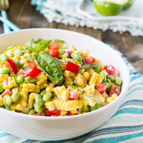 Corn and Edamame Salad