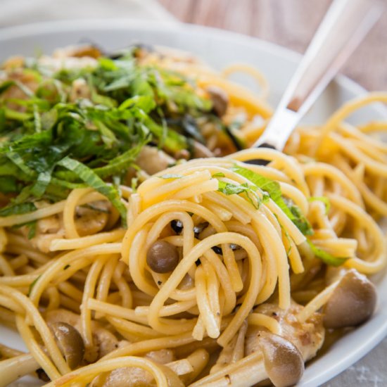 Japanese Style Ume Shiso Pasta