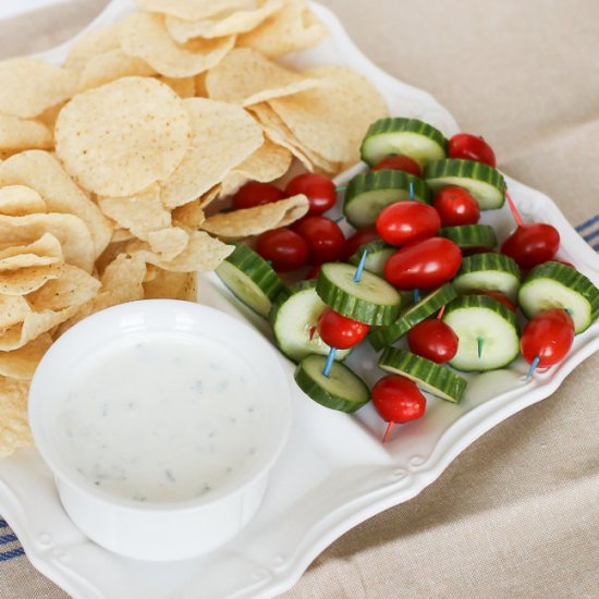 Garlic-Chive Yogurt Dip