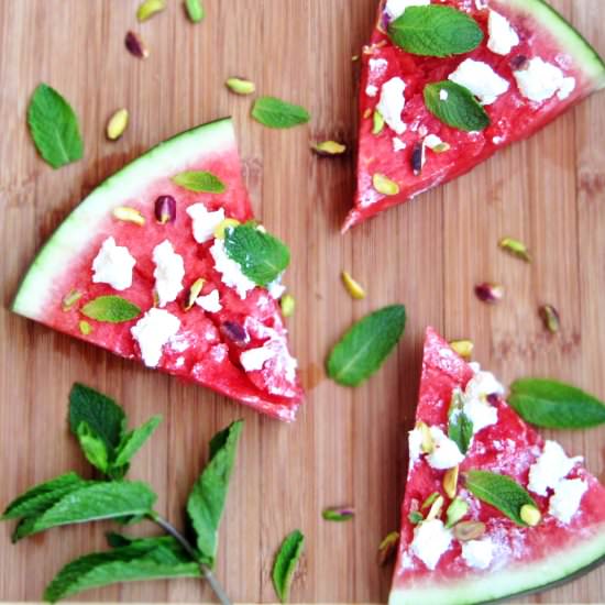 Gluten Free Watermelon Pizza