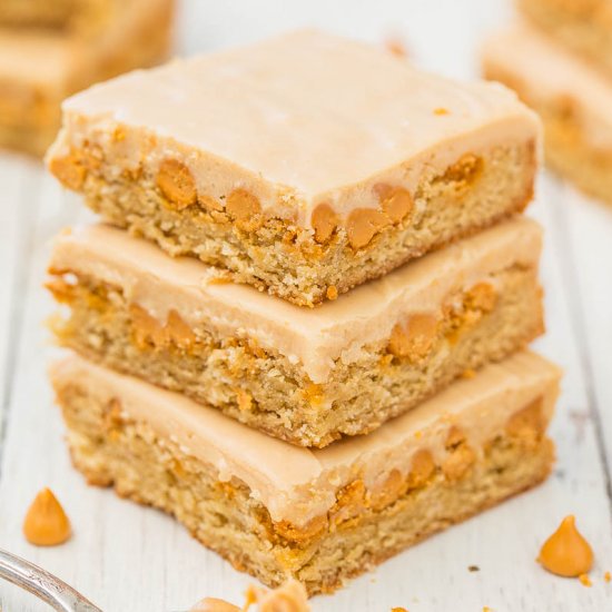 Peanut Butter Butterscotch Bars