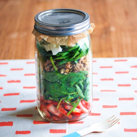 Strawberry and Goat Cheese Salad