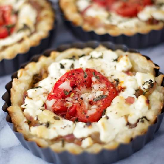 Goat Cheese Thyme Tarts