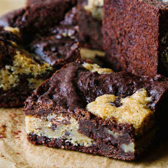 Cookie Dough Brownies