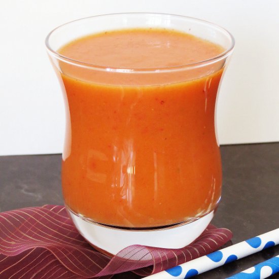 Carrot Strawberry Banana Smoothie