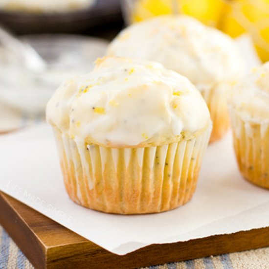 Lemon Coconut Poppy Seed Muffins