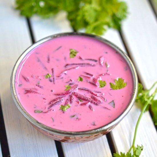 Beetroot Raita