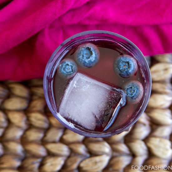 Blueberry Vodka Soda