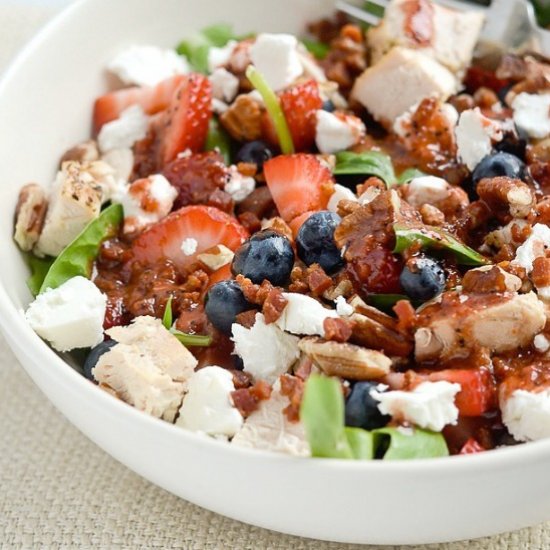 Nut and Berry Chicken Salad