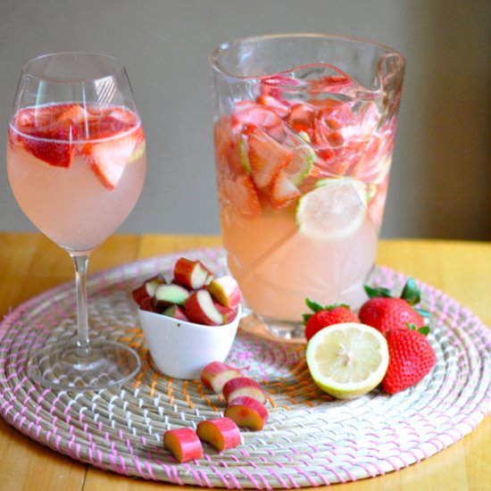 Rhubarb Sangria