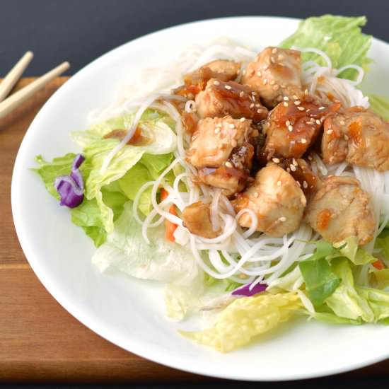 Orange Sesame Chicken Salad