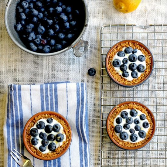 Low Fat Blueberry Tartlets