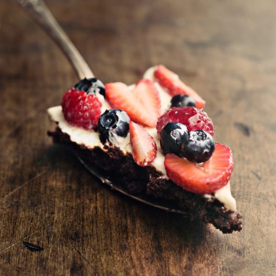 Brownie Berry Pizza