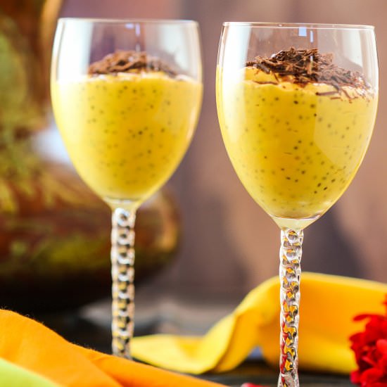 Mango Coconut Chia Pudding