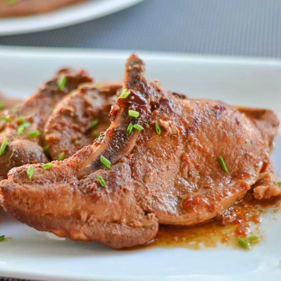 Asian Style Crock Pot Pork Chops