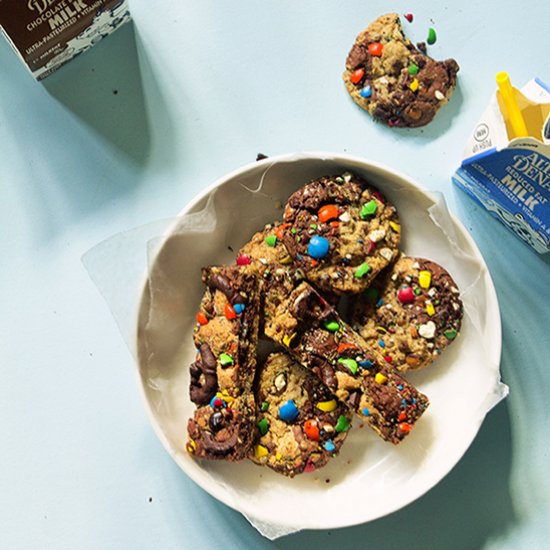 Brownie & Oatmeal Monster Cookies